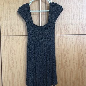 Urban Outfitters black and white polk-a-dot dress